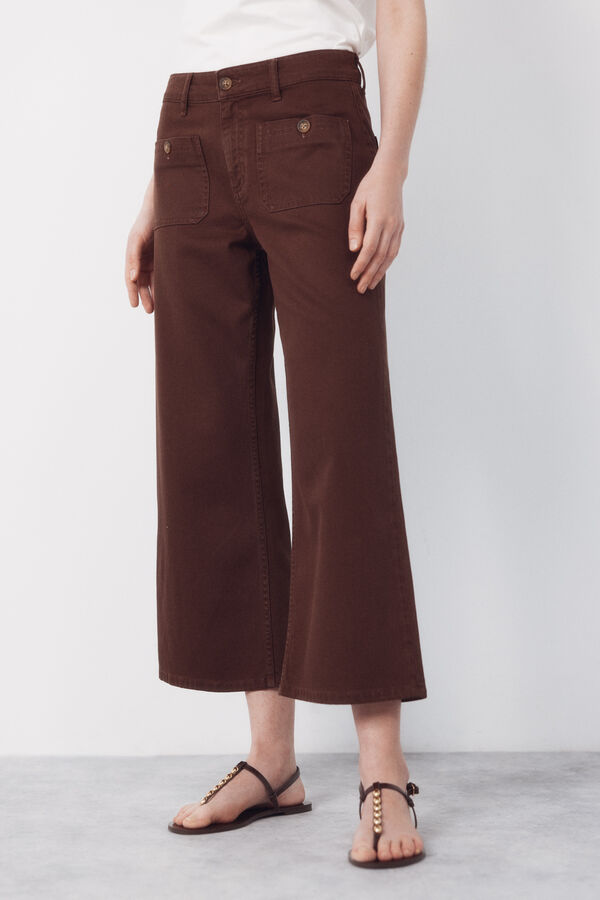 Cortefiel Navy pocket jeans Orange