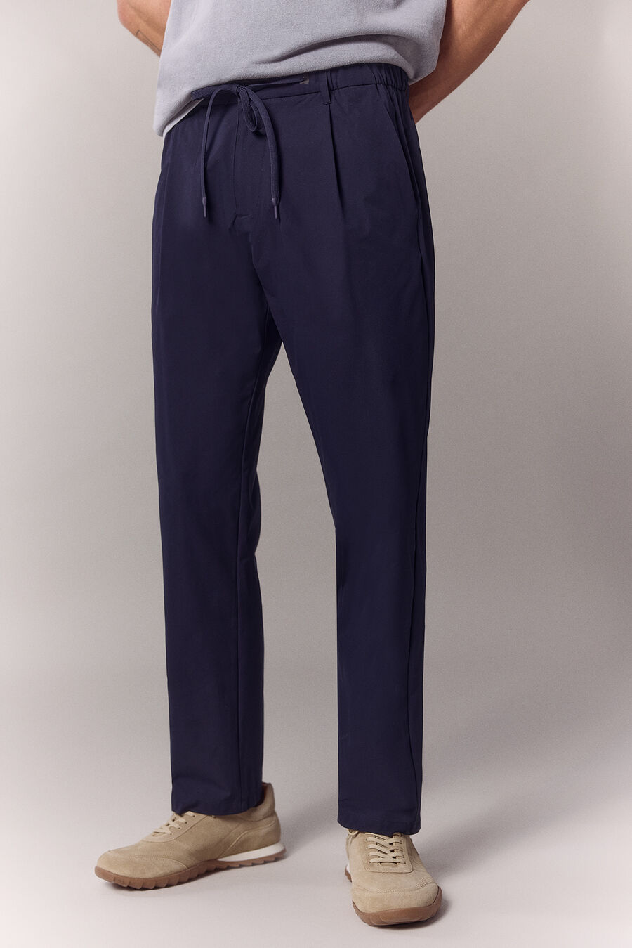 Pantalón chino con cordones técnico