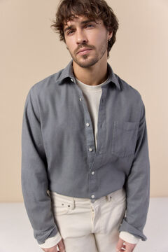 OOTO Camisa lisa fluida