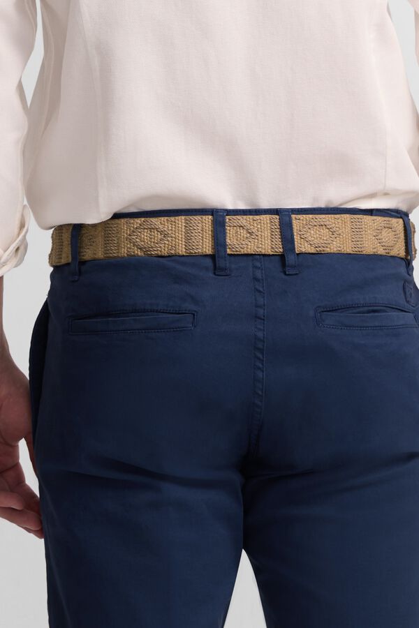 Silbon Pantal&oacute;n sport chino pinza Azul marino