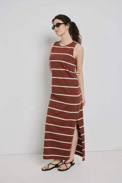 Vero Moda Vestido midi decote redondo