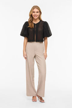 Vila Chaqueta bolero de mujer de encaje
