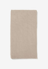 Vilanova Pa&ntilde;uelo Rectangular Plisado Beige