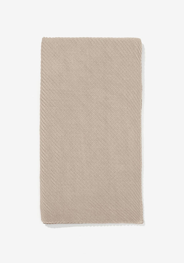 Vilanova Pa&ntilde;uelo Rectangular Plisado Beige