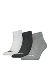 Levi's Pack de 3 calcetines de ca&ntilde;a corta de Levi&rsquo;s&reg; Grey
