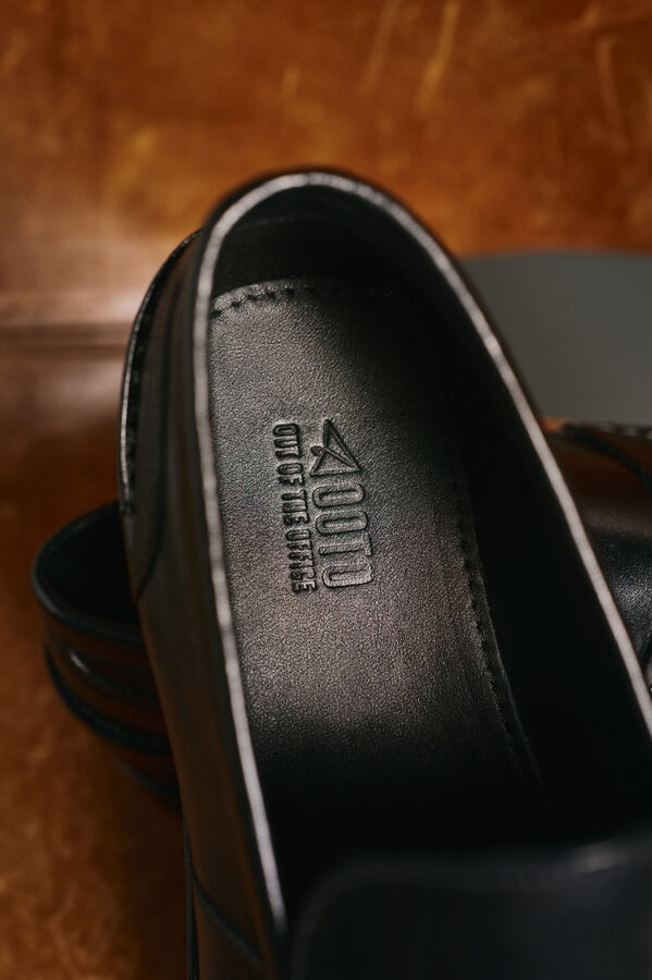 OOTO Mocas&iacute;n piel Negro