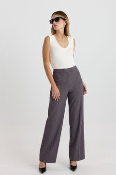 Vero Moda Cal&ccedil;a de vestir de perna larga