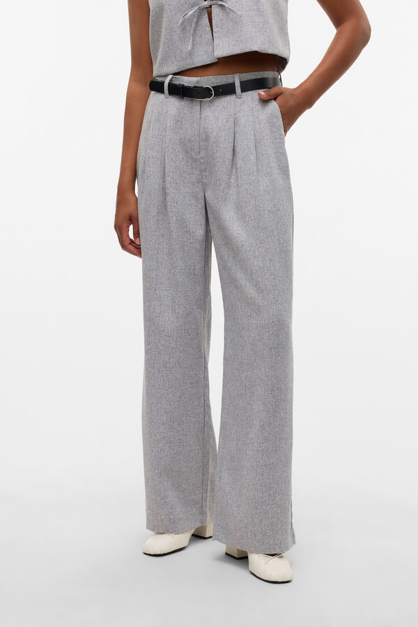 Vero Moda Pantal&oacute;n largo de traje Grey