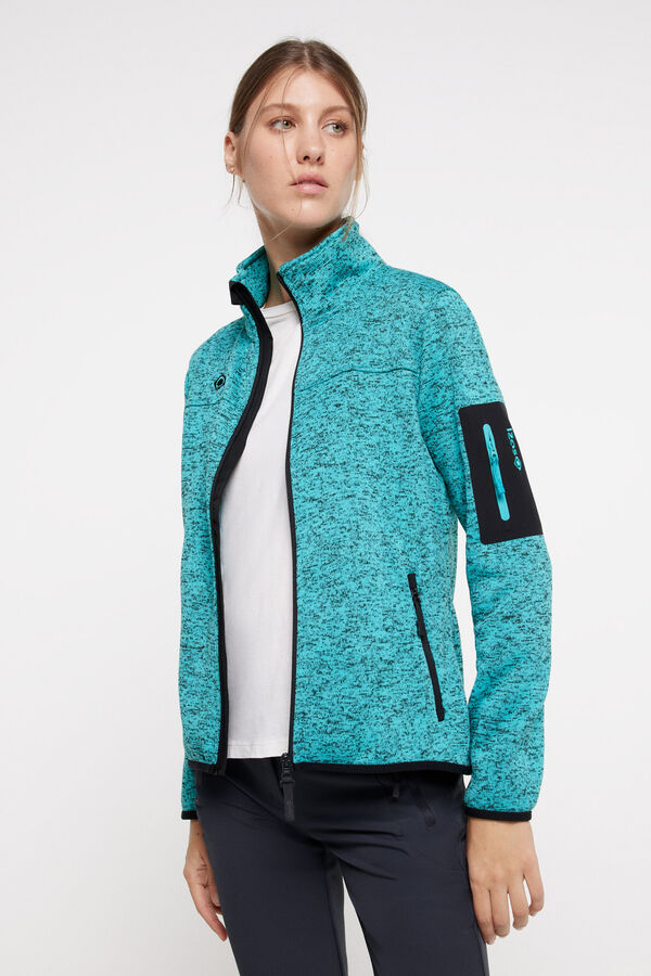 Izas Chaqueta polar de punto Blue