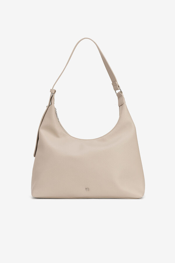 Vilanova Bolso de Hombro Efecto Piel Beige