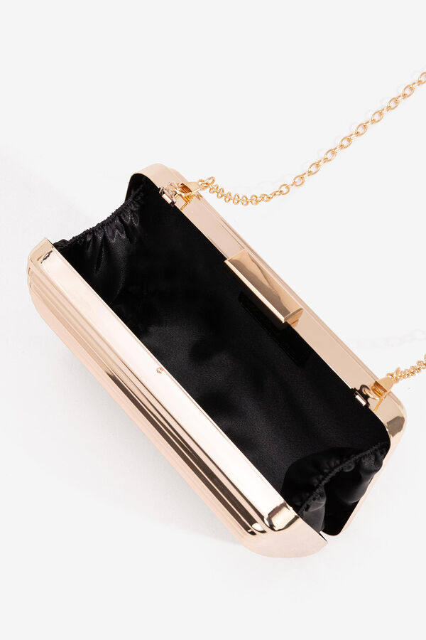 Vilanova Bolso de fiesta metalizado Dorado