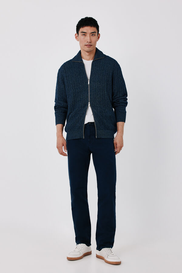 Cortefiel Regular fit 5 pocket jeans Navy
