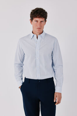 Camisa rayas algodón tencel