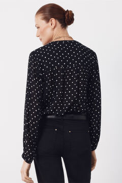 Cortefiel Blusa cuello redondo