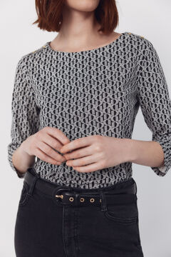 Cortefiel T-shirt b&aacute;sica decote barco