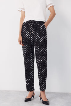 Cortefiel Pantal&oacute;n flu&iacute;do con textura