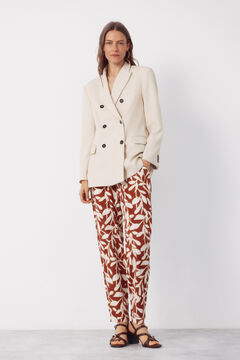 Cortefiel Pantal&oacute;n flu&iacute;do con textura