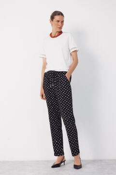 Cortefiel Pantal&oacute;n flu&iacute;do con textura