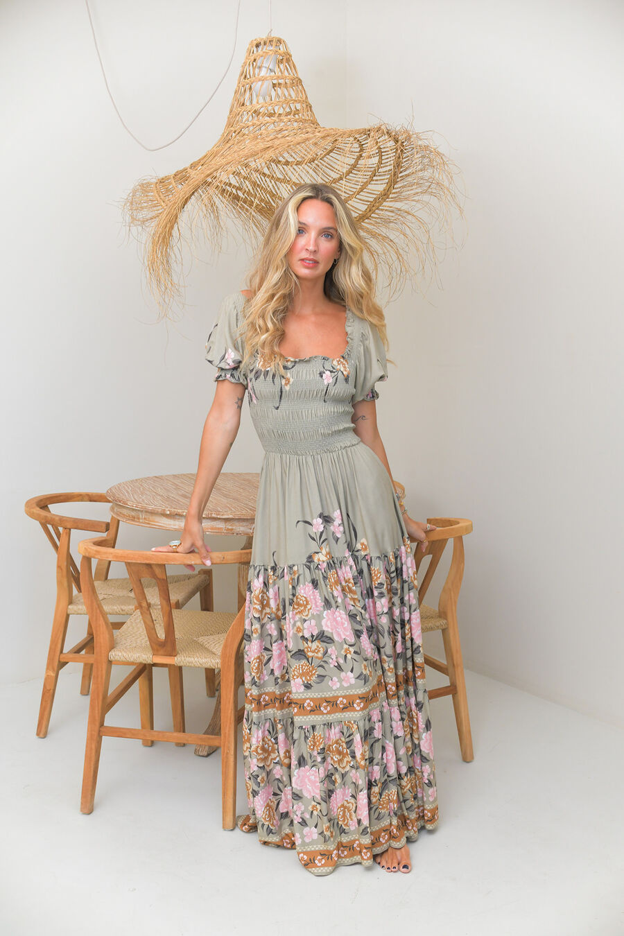 Vestido largo Claudette