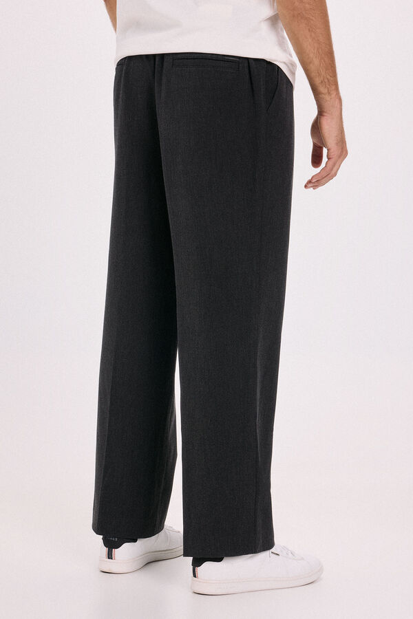 Jack & Jones Cal&ccedil;a largas com pregas Cinzento