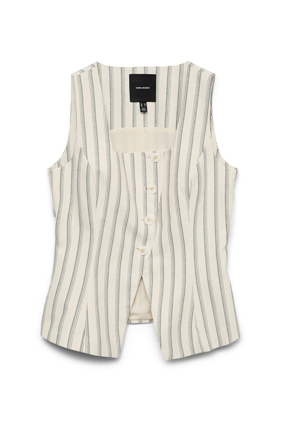 Chaleco escote cuadrado