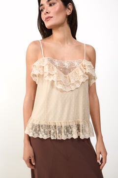 Slowlove Top tirantes lencero