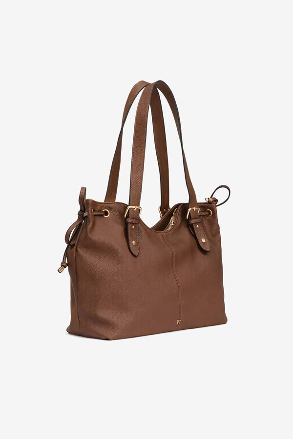 Vilanova Bolso con lazos Marr&oacute;n