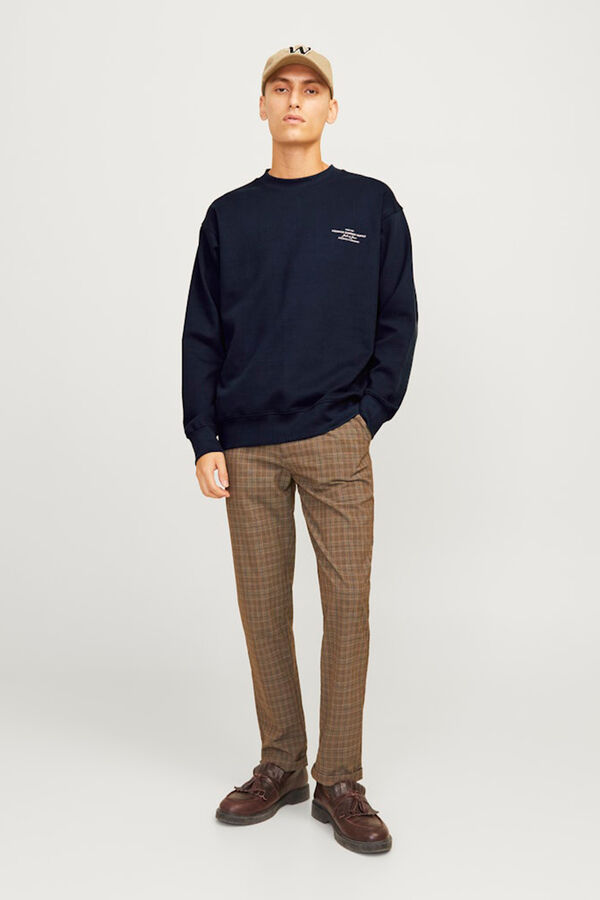 Jack & Jones Sudadera b&aacute;sica estampado Azul marino