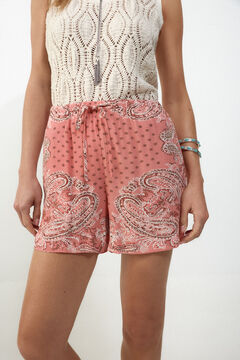 Slowlove Bermuda fluida estampada