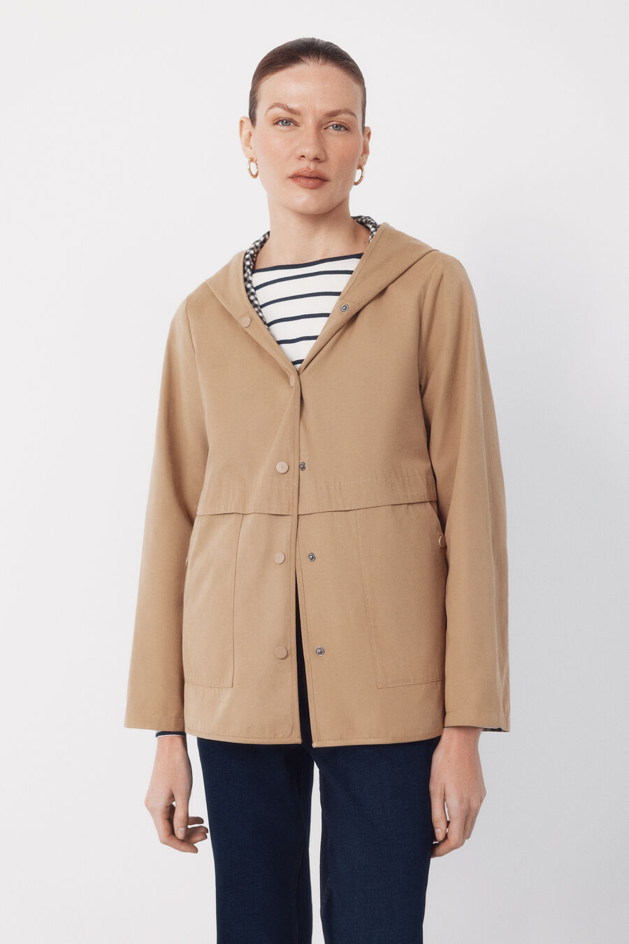 Parka reversible waterrepelent