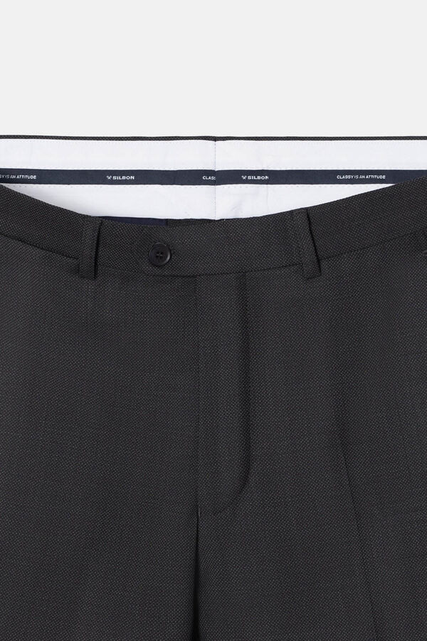 Silbon Pantal&oacute;n suit ojo de perdiz Gris