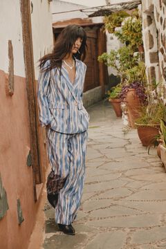 Slowlove Chaqueta blazer estampada