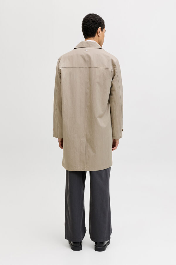 Jack & Jones Gabardina cl&aacute;sica larga Beige