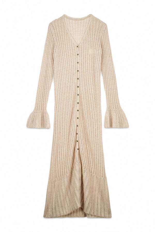 Slowlove Chaqueta larga punto Crudo