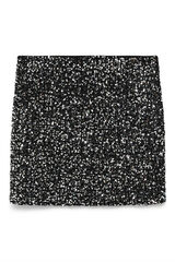 Vero Moda Curve Short sequin skirt plus size Black