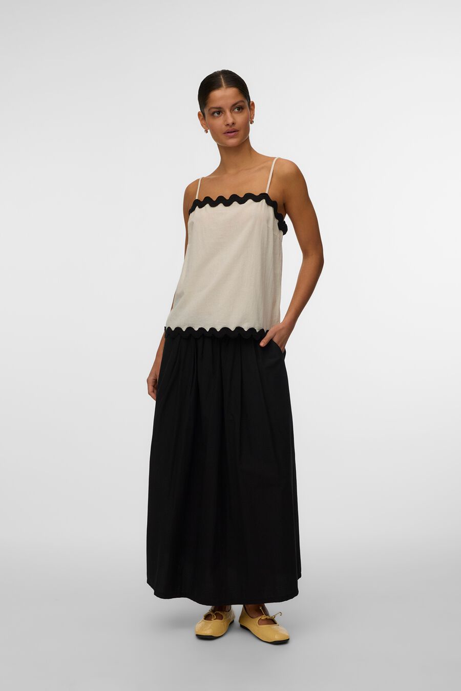 Top de tirantes escote cuadrado