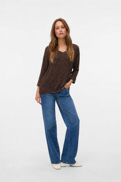 Vero Moda Camisola mesclada gola em bico