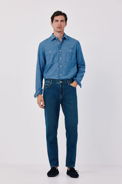 Cortefiel Cal&ccedil;as jeans leves slim tapered