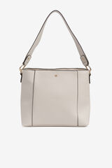 Vilanova Bolso de Hombro Efecto Piel Marfil