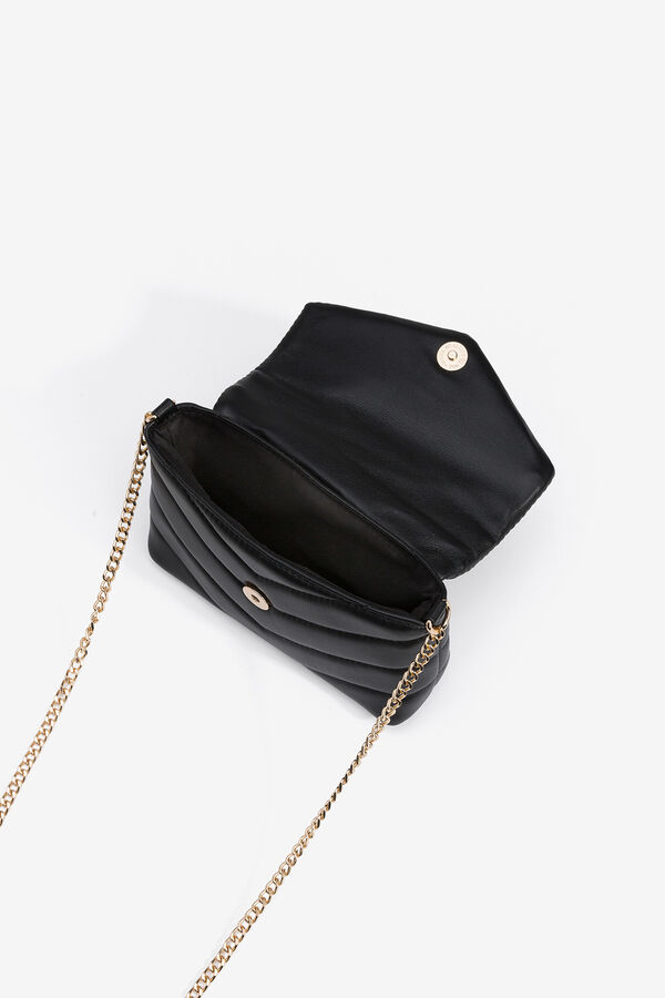 Vilanova Bolso bandolera acolchado Negro