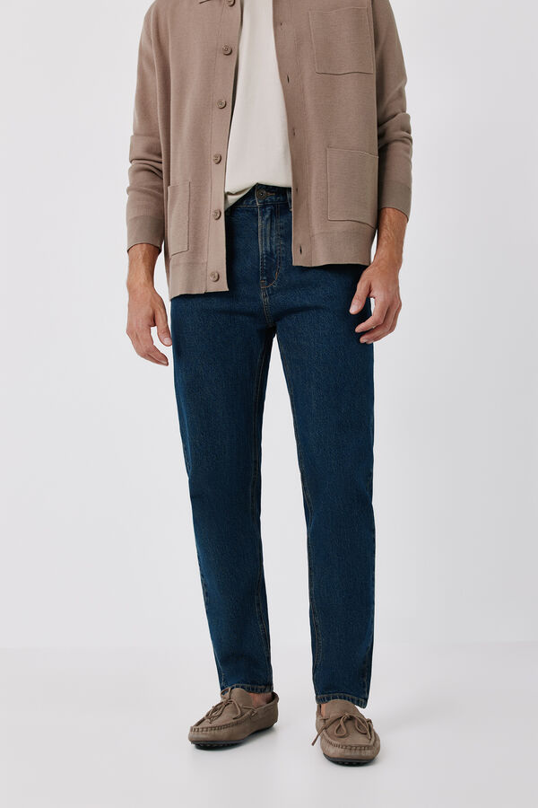 Cortefiel Cal&ccedil;as jeans slim tapered fit Azul