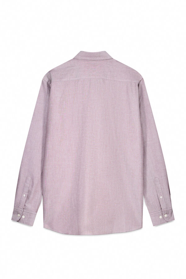 OOTO Camisa oxford liso Rosa