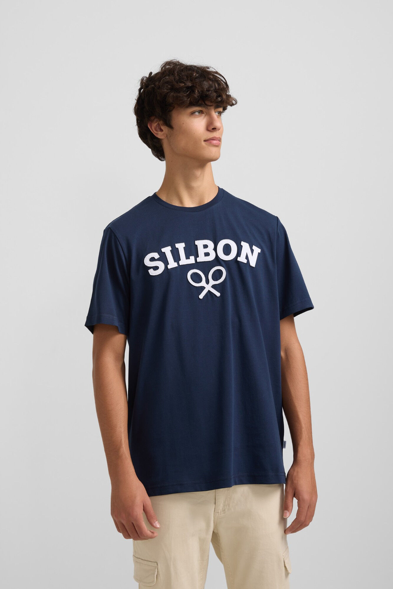 Silbon Camiseta silbon raqueta media