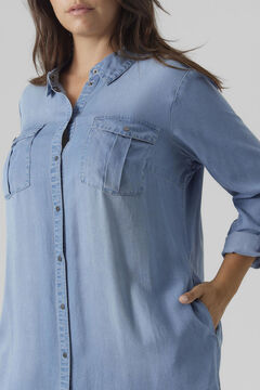 Vero Moda Curve Vestido corto vaquero talla grande