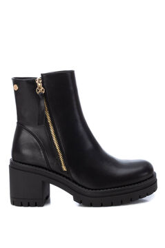 XTI Women's heeled ankle boot with zip fastening Black