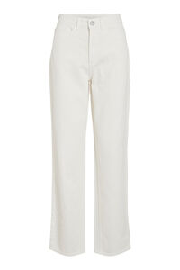 Vila Cal&ccedil;a jeans reta cintura alta