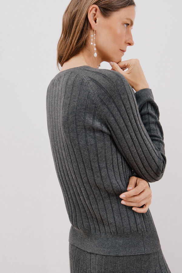 Cortefiel Camisa look total Cinzento