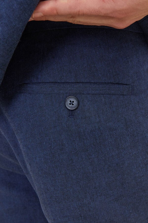 Jack & Jones Calças calças chino formais slim fit Azul