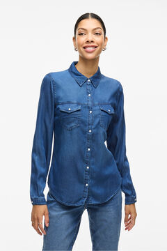 Vila Camisa vaquera manga larga