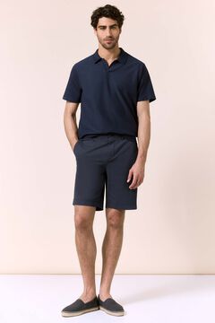 OOTO Polo piqu&eacute; gola em V